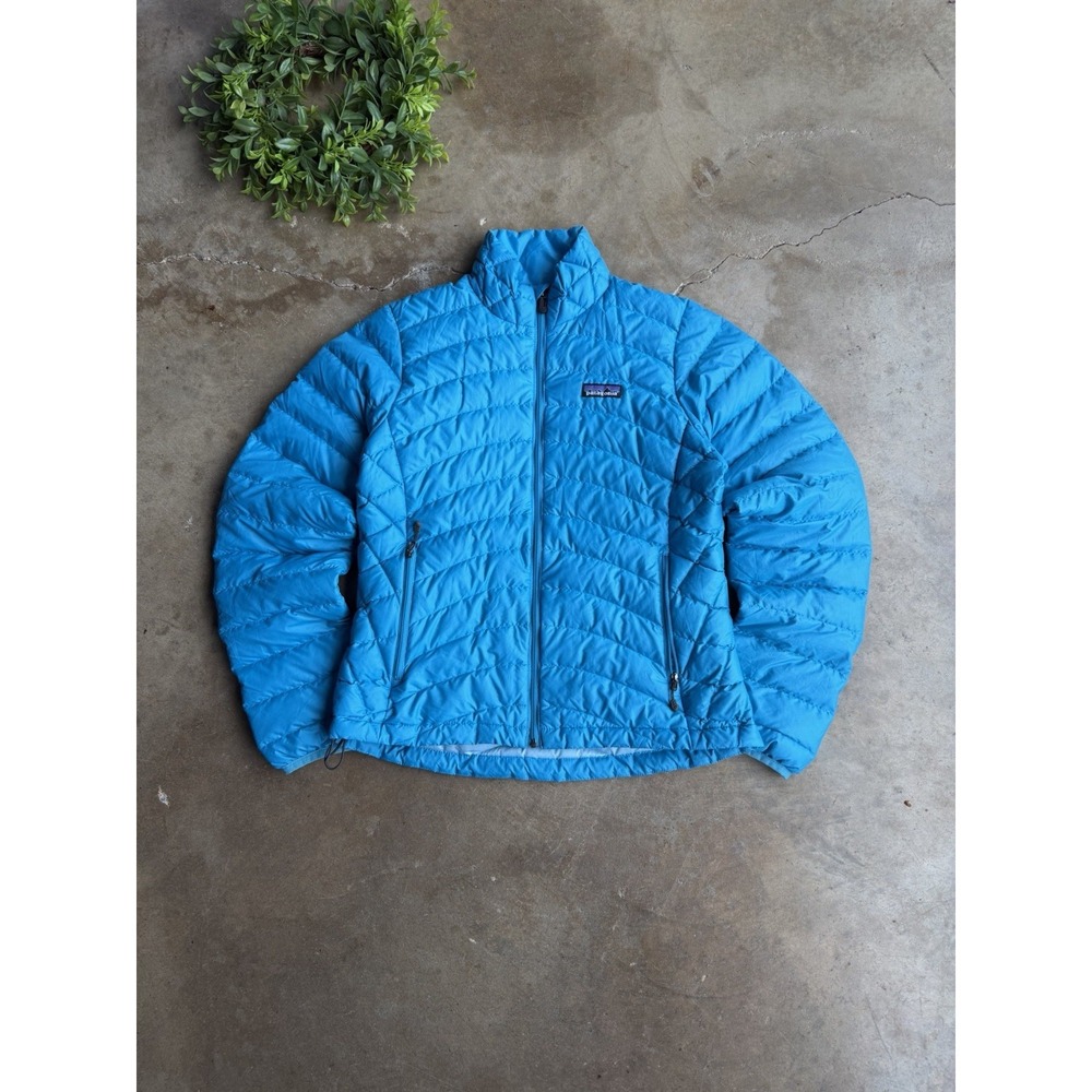 Patagonia Women's Down Sweater Jacket Puffer‎ Size Extra Small Blue
